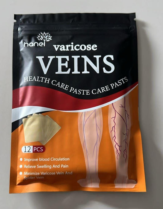 VARICOSE VEINS PATCH   Vein Health Varicose Veins Treatment Patch, Spider Vein for Legs Edema Nerve Pain (24Pcs)