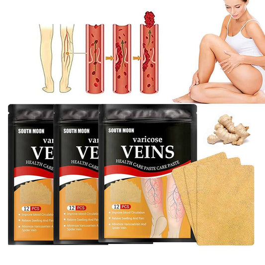 VARICOSE VEINS PATCH   Vein Health Varicose Veins Treatment Patch, Spider Vein for Legs Edema Nerve Pain (24Pcs)