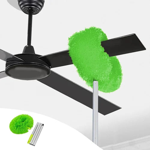 ROUND FAN DUSTER WITH SMALL HANDLE